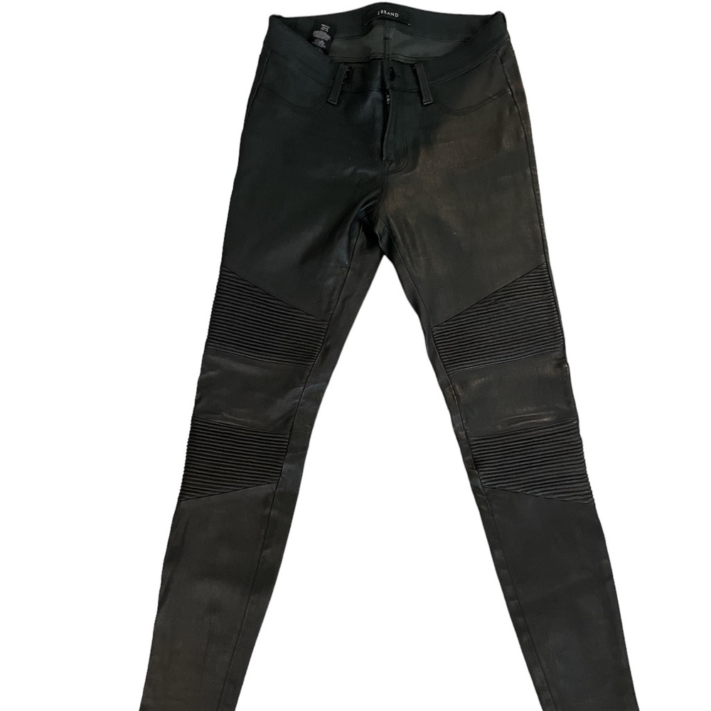 J Brand Black Leather Moto Pants -27